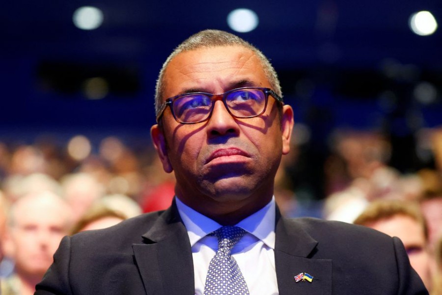 British Foreign Secretary James Cleverly attends the annual Conservative Party conference, in Birmingham, Britain, October 2, 2022. REUTERS/Hannah McKay