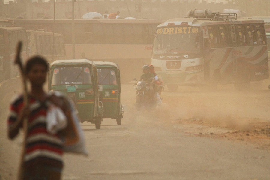 Dhaka's air quality 'unhealthy’