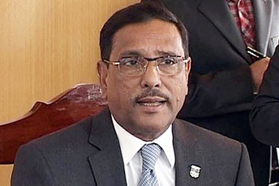 BNP is a rumour-centric political party, says Obaidul Quader