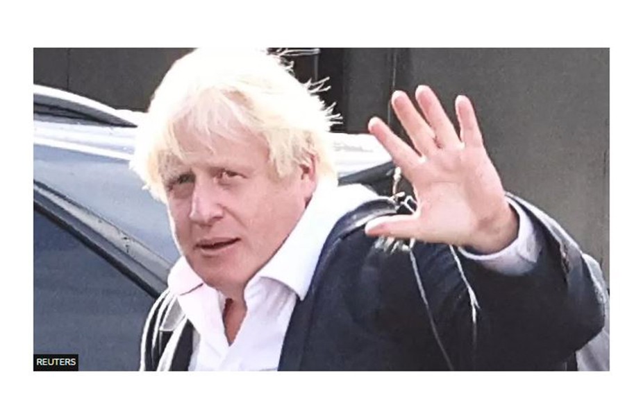 Boris Johnson arrived back in the UK from holiday on Saturday