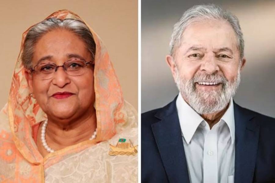 PM Hasina greets Lula on winning Brazil election 