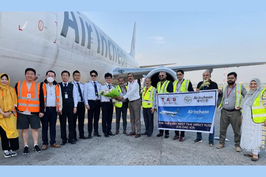 Air Incheon launches direct cargo flight from Bangladesh to South Korea