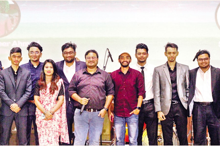 Panel members of Independent Marketers' Association (IMA) of  Independent University, Bangladesh at IMA Orientation 2022