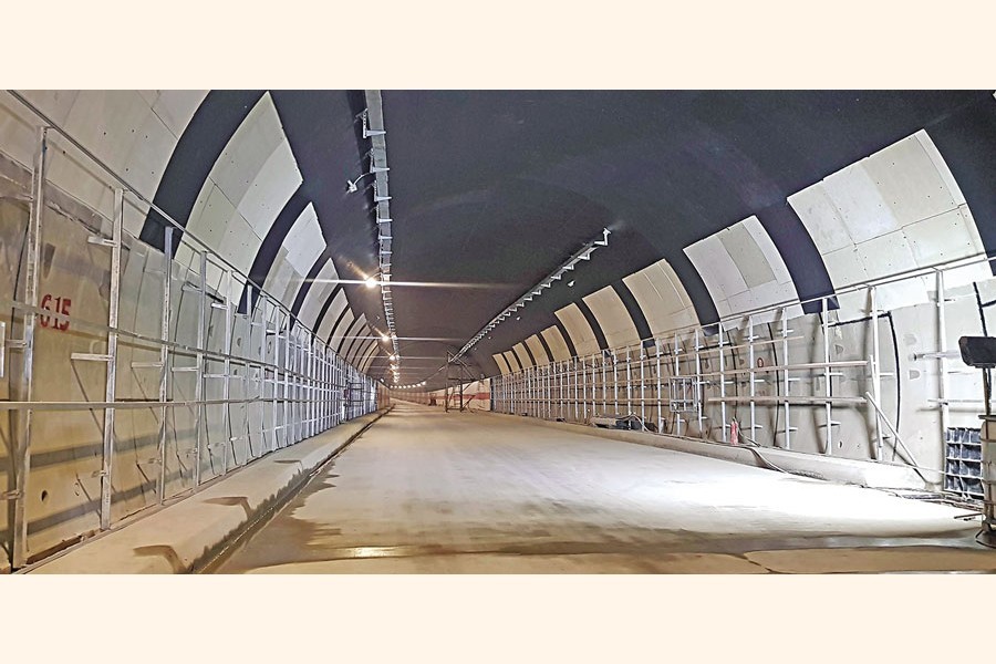 Hopes high about development as Karnaphuli tunnel’s south tube work ends