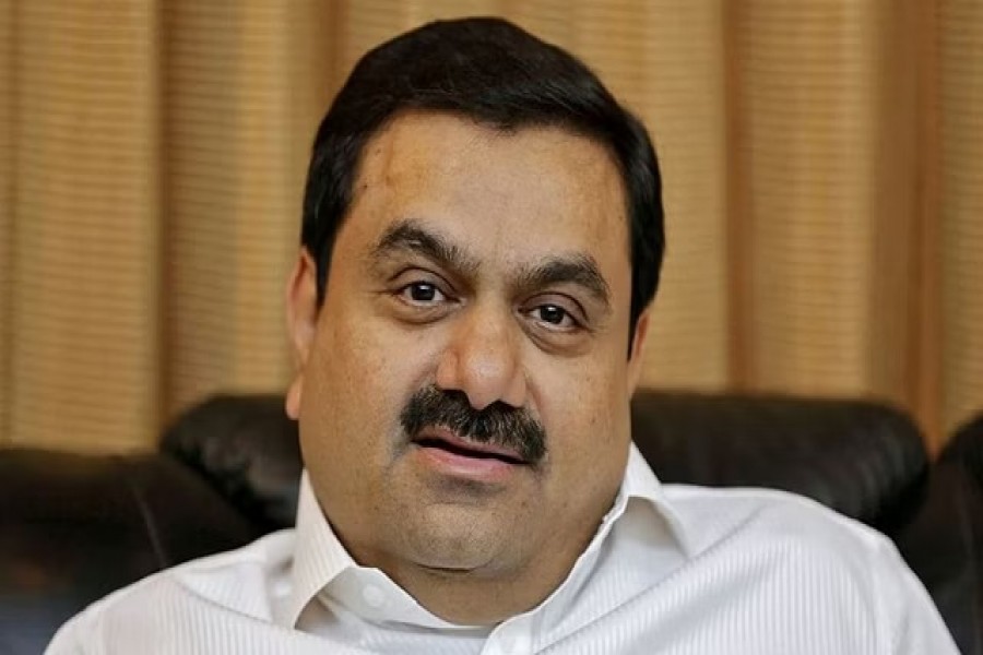 Indian billionaire Gautam Adani speaks during an interview with Reuters at his office in the western Indian city of Ahmedabad in this April 2, 2014 file photo.REUTERS/Amit Dave/File Photo