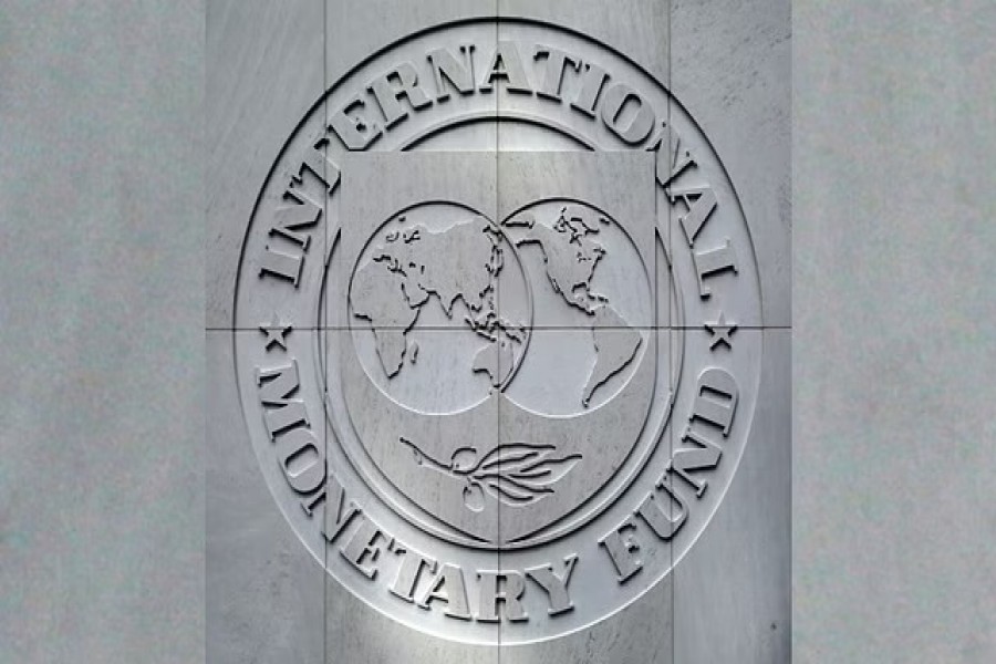 FILE PHOTO: The International Monetary Fund logo is seen inside the headquarters at the end of the IMF/World Bank annual meetings in Washington, US, Oct 9, 2016. REUTERS