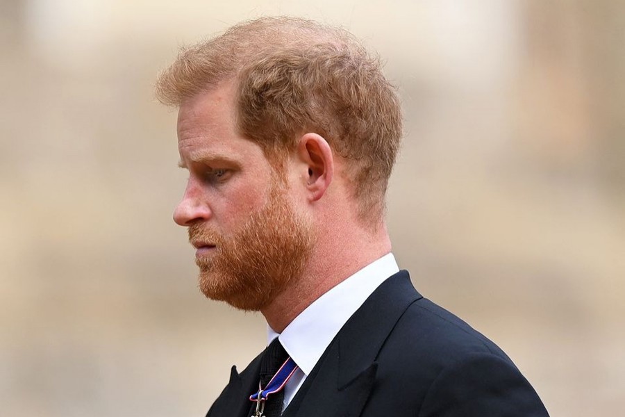 Prince Harry seen in this undated Reuters photo (via Pool)