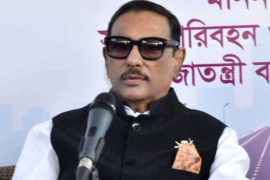 Obaidul Quader urges AL men to remain alert against anarchy centring BNP’s rally