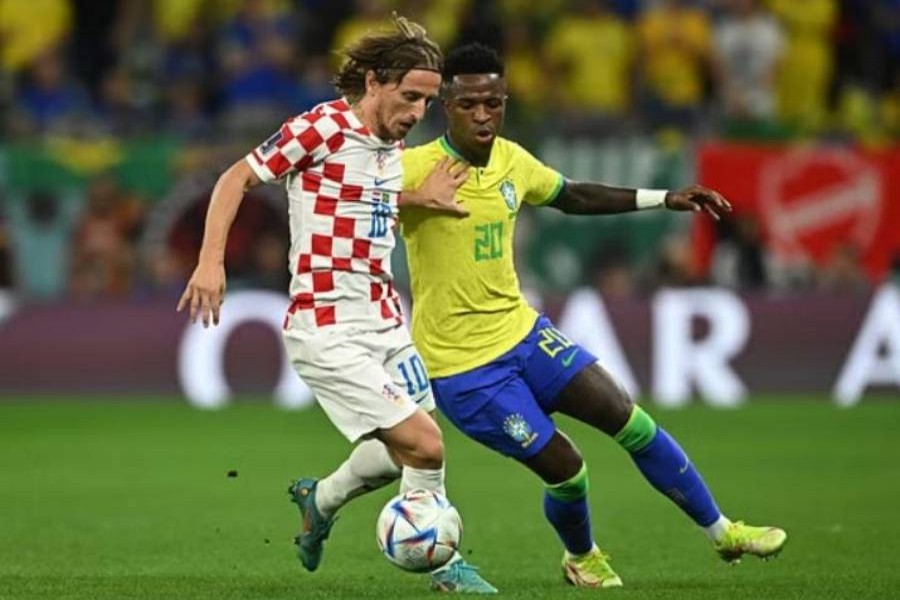 Croatia and Brazil locked 0-0 at halftime in WC quarter-final 