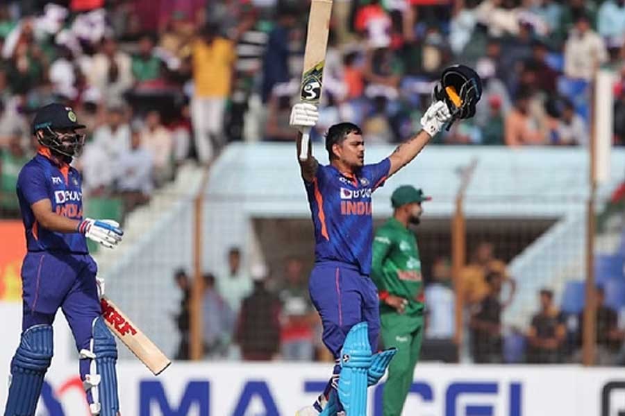India's Kishan becomes 7th ODI batsman to hit a double century