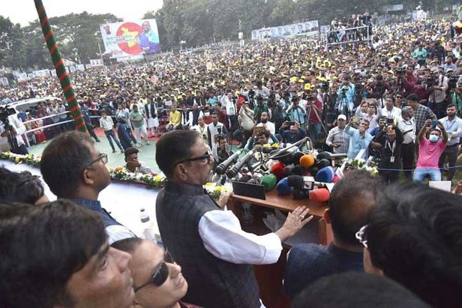 বিএনপির সংসদ সদস্যরা পদত্যাগ করলেও জাতীয় সংসদের কিছু যায় আসে না: ওবায়দুল কাদের