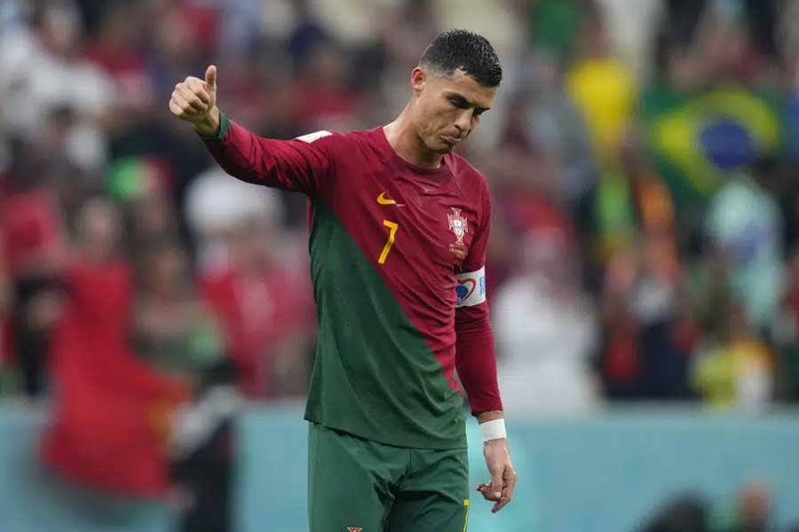 Ronaldo benched against Morocco in World Cup quarterfinals