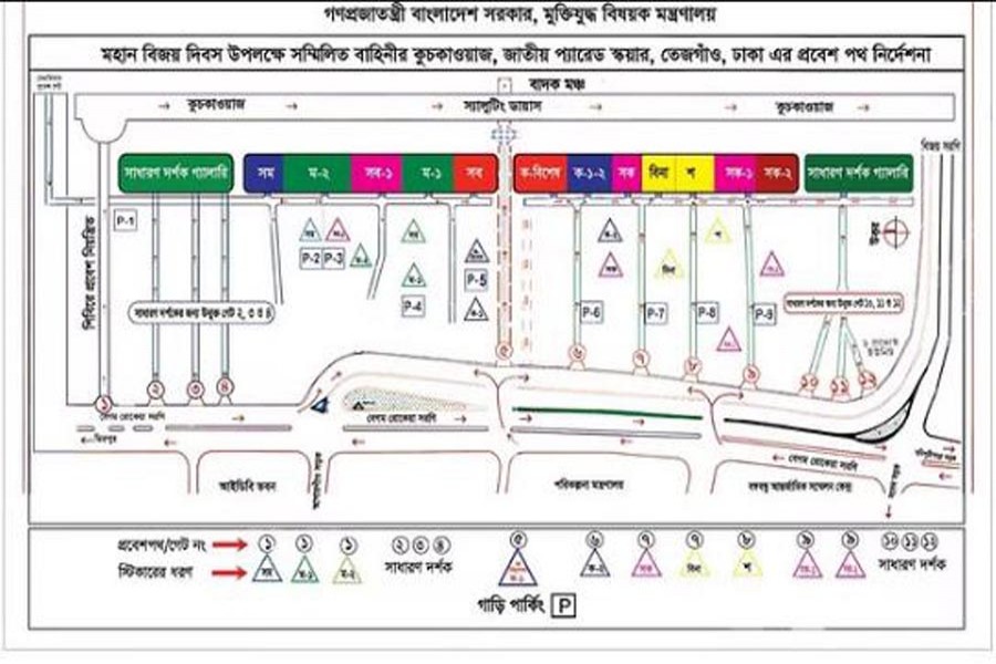 বিজয় দিবসে যান চলাচলে ডিএমপির নির্দেশনা