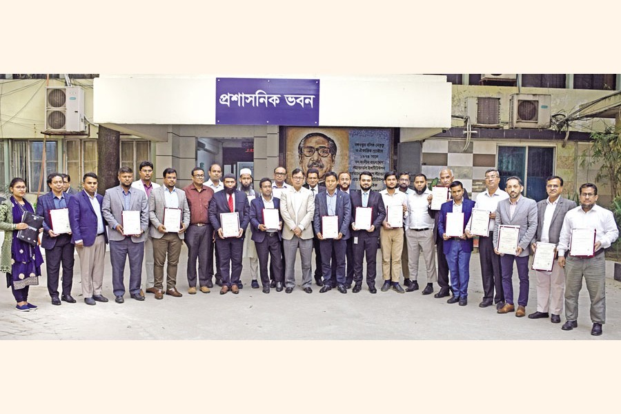 Bangladesh Standards and Testing Institution (BSTI) has issued some 20 ISO certificates to 18 organisations. Director General of BSTI Md Abdus Sattar handed over the certificates to the representatives of these organisations at the BSTI head office in Dhaka on Wednesday.