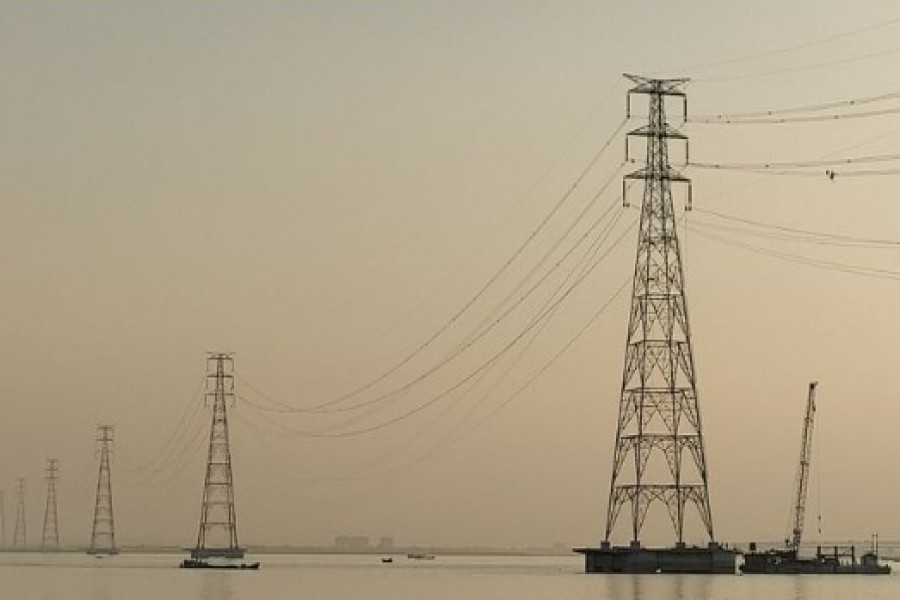 Aminbazar-Gopalganj 400 KV power transmission line came into operation