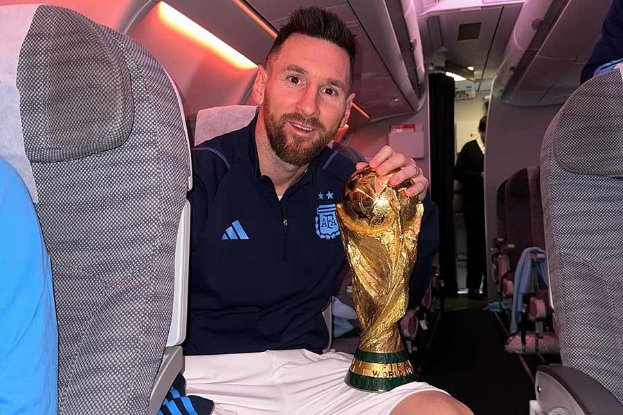 Argentina players fly back home as world champions