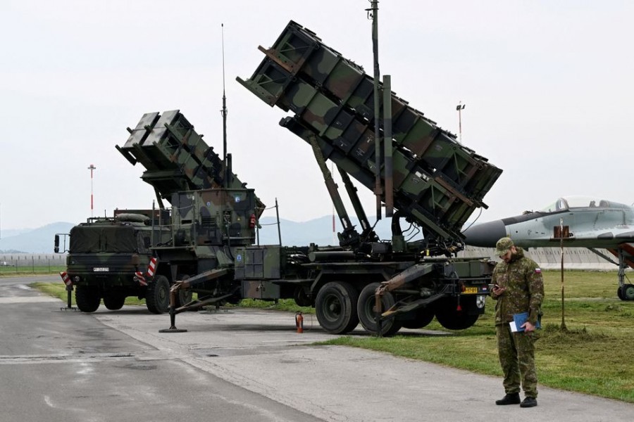 Patriot missile defence system is seen at Sliac Airport, in Sliac, near Zvolen, Slovakia on May 6, 2022 — Reuters/Files