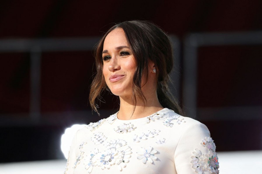 Meghan Markle appears onstage at the 2021 Global Citizen Live concert at Central Park in New York, US, September 25, 2021. REUTERS/Caitlin Ochs/File Photo