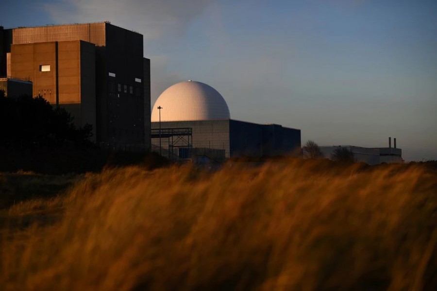 Sizewell nuclear power station is seen as the sun sets on Sizewell, Suffolk in Britain on December 16, 2017 — Reuters/Files