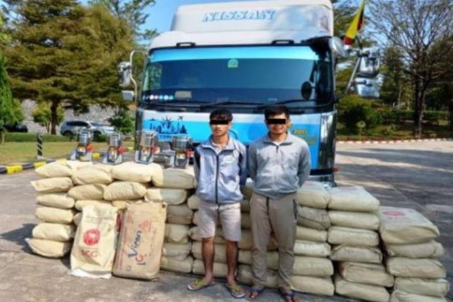 Myanmar seizes 1.35 tonnes of caffeine in Shan state