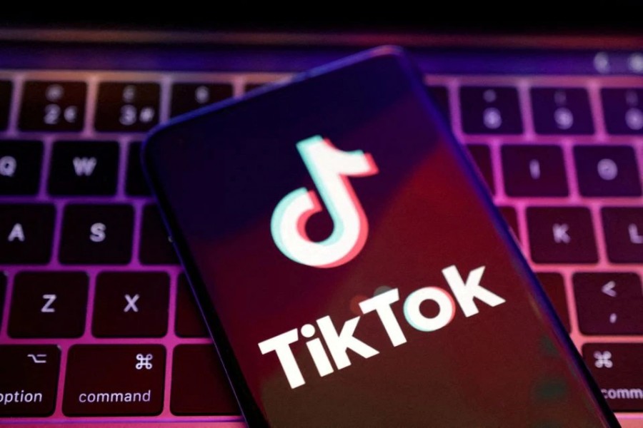 TikTok app logo is seen in this Reuters illustration taken on August 22, 2022