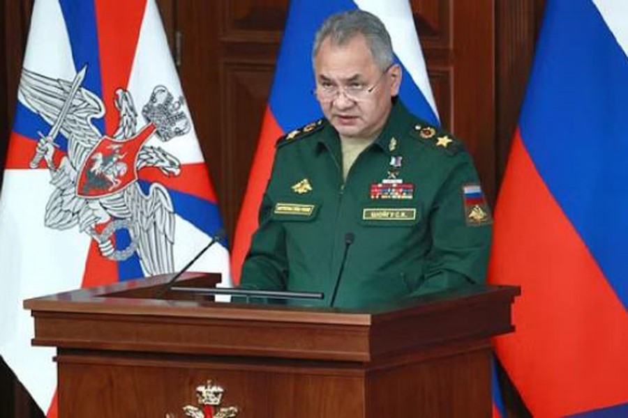 Russian Defence Minister Sergei Shoigu. File photo