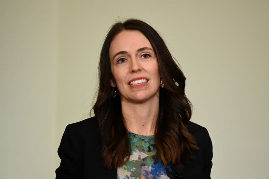 New Zealand's Prime Minister Jacinda Ardern addresses the Lowy Institute in Sydney, Australia on July 7, 2022 — Pool via Reuters