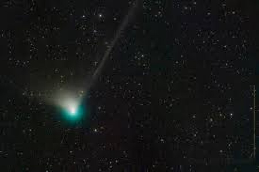 Green comet zooming our way, last visited 50,000 years ago