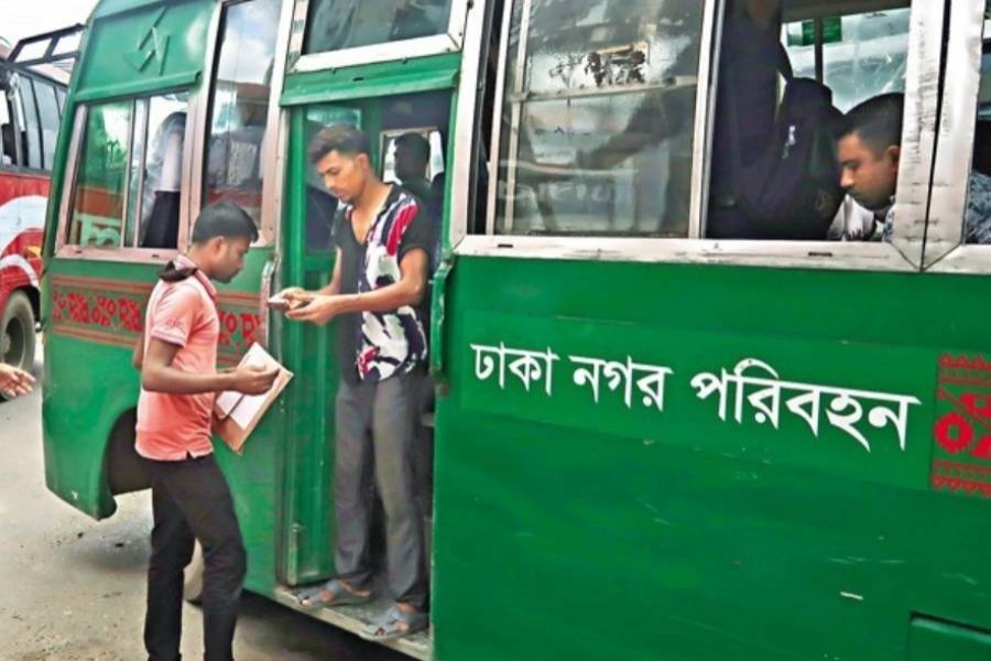 Nagar Paribahan buses launched on two new routes in Dhaka