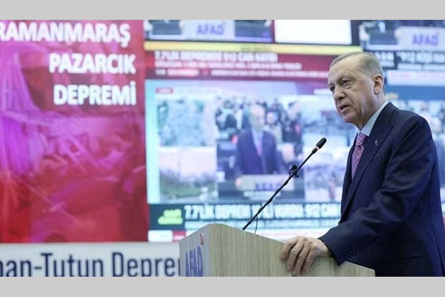 Erdogan declares state of emergency for Turkey quake zone