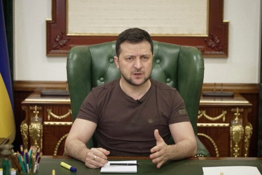 Ukraine's Zelensky sacks top official, says clean-up drive continues