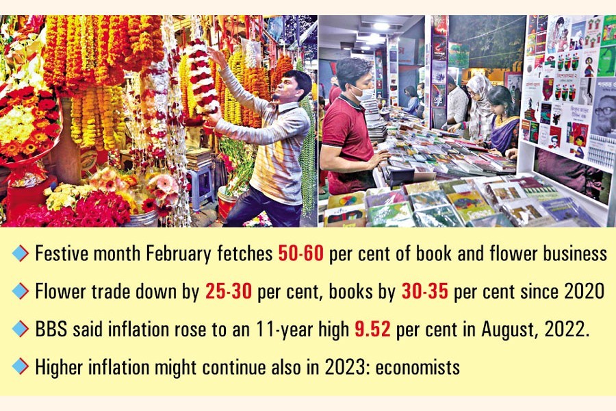 Inflation bites book and flower business