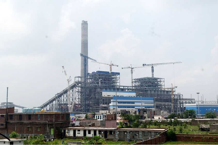Adani's Godda coal-power plant. —Collected Photo