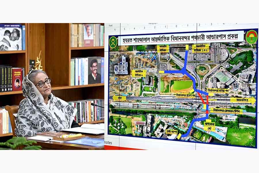 PM witnesses design of underpass to be built at HSIA, adjoining areas