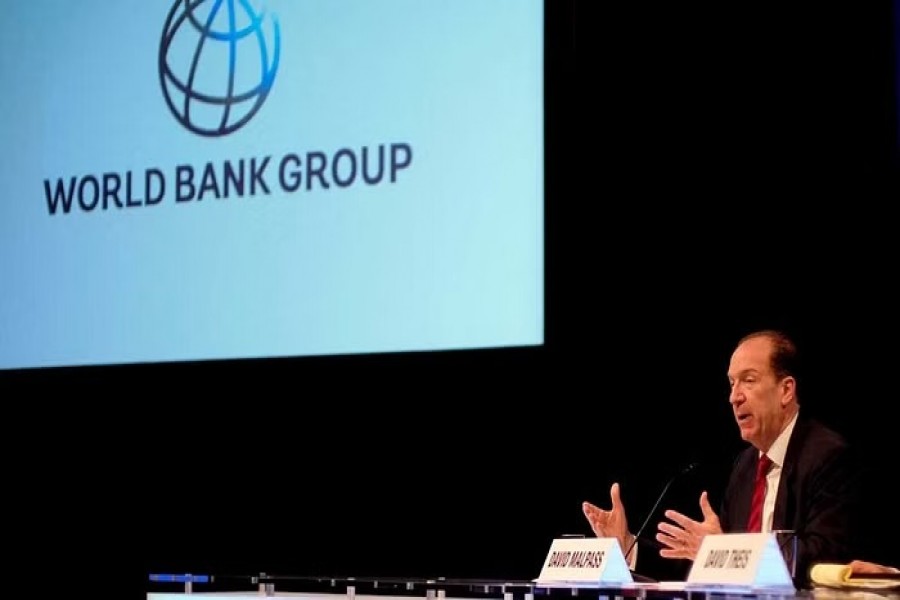 World Bank President David Malpass speaks during a news conference at the Spring Meetings of the World Bank Group and IMF in Washington, US, Apr 11, 2019. REUTERS