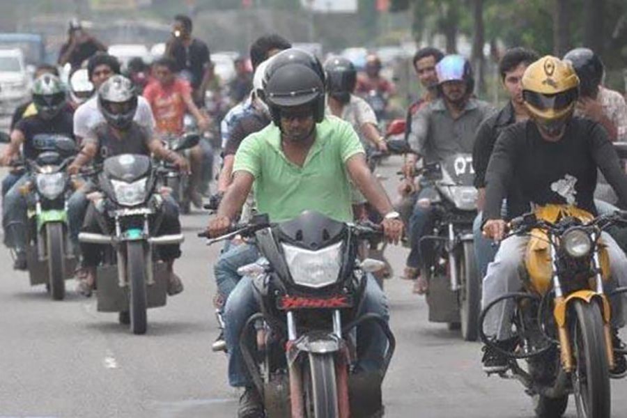 Efficient public transport system answer to motorbike menace